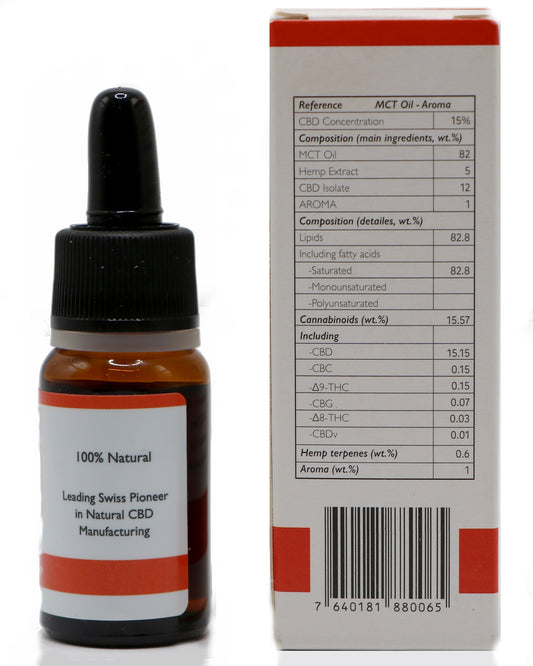 Huile CBD AL 15% Orange