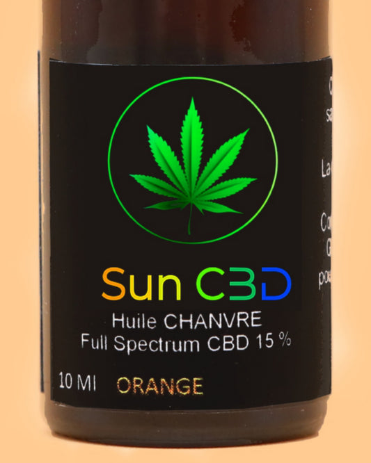 Huile CBD 15% Orange