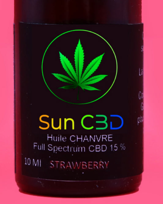 Huile CBD 15% Fraise