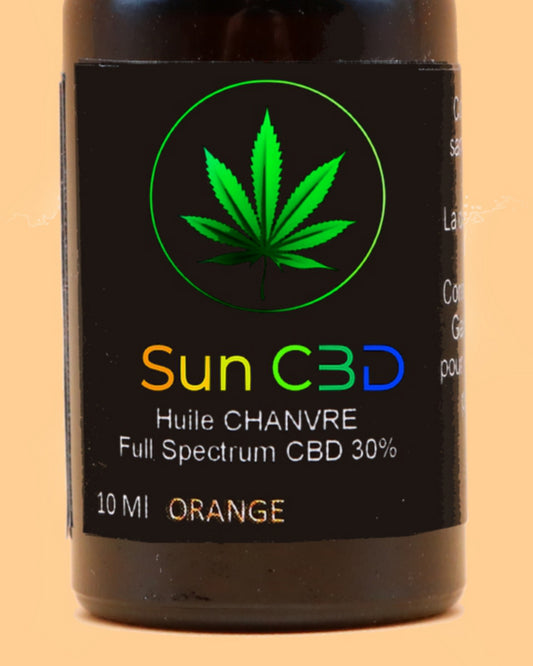 Huile CBD 30% orange