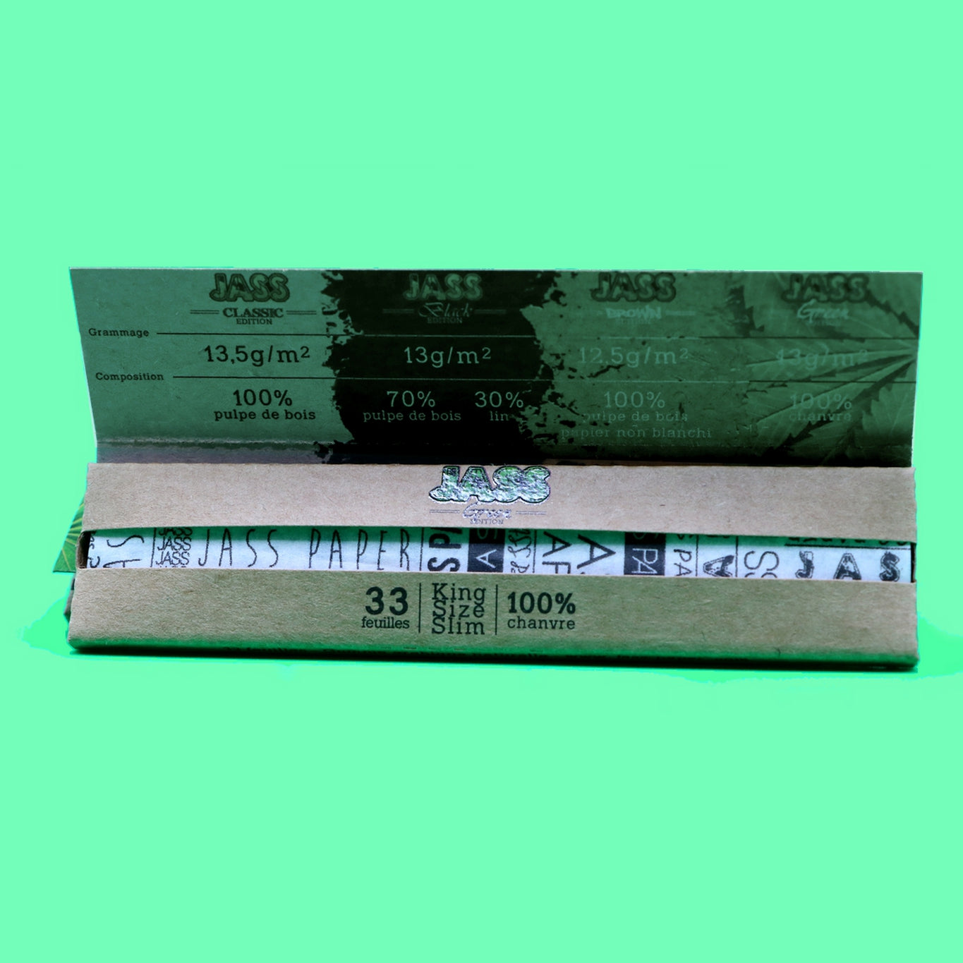 Feuille Ă rouler Jass Green Classic