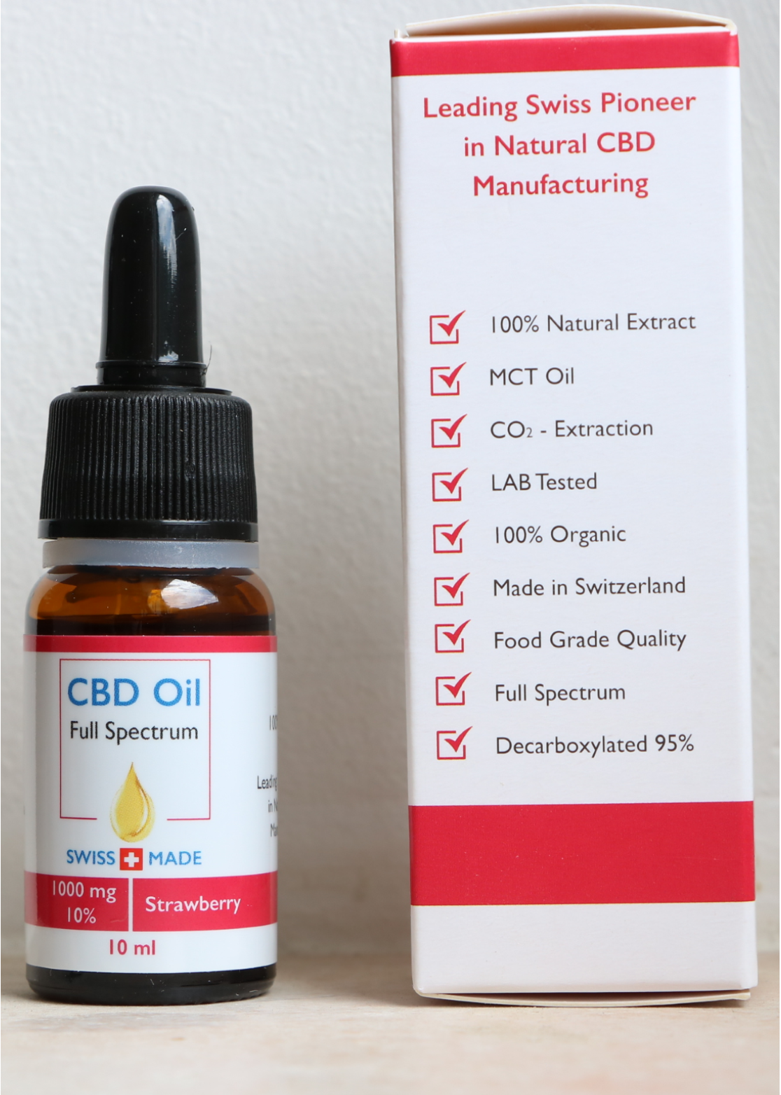Huile CBD AL 10% Fraise