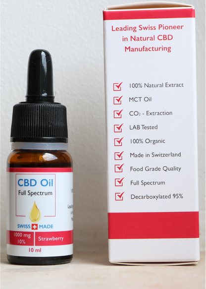 Huile CBD AL 10% Fraise
