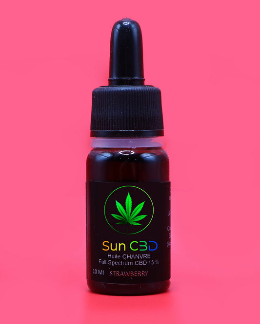 Huile CBD 15% Fraise