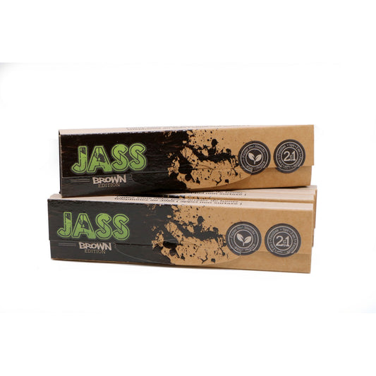 Feuille à rouler Jass KING SIZE Slim + Tips brown