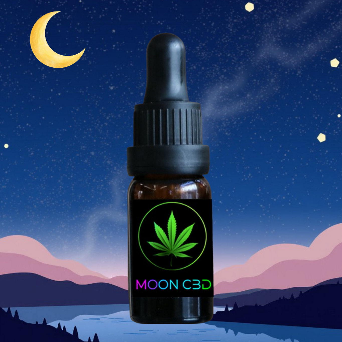 Huile CBD Moon CBD - CBN - Melatonine