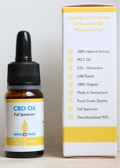 Huile CBD AL 10% Vanille